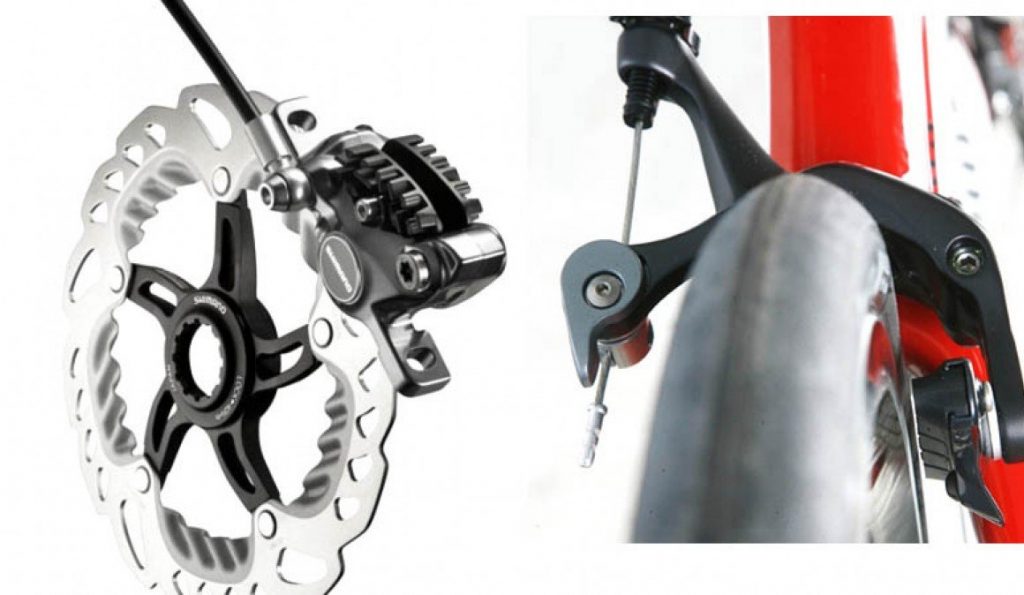 ¿Frenos de disco o de zapata?