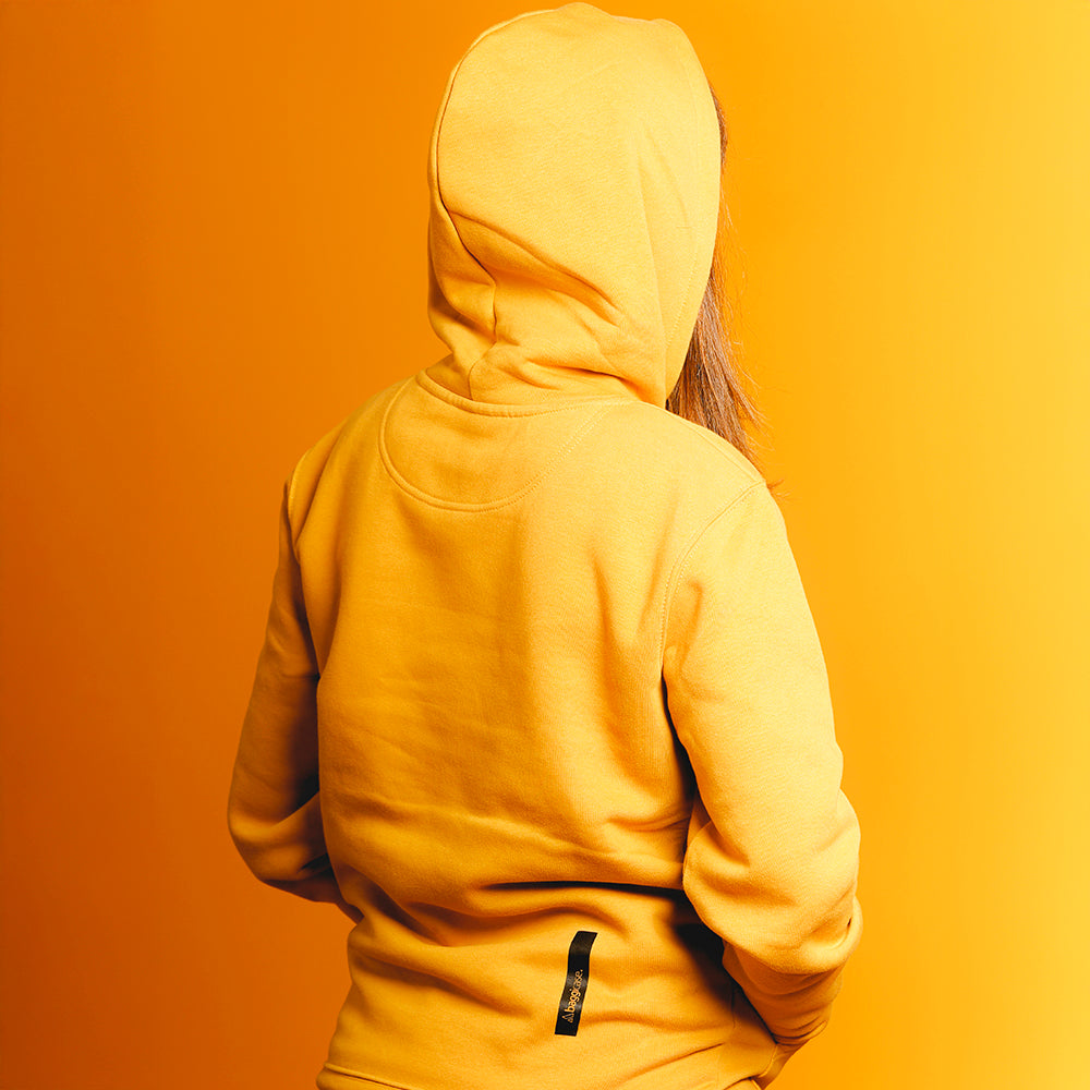 Mustard hooded sweatshirt